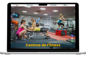 diseño web para gimnasios